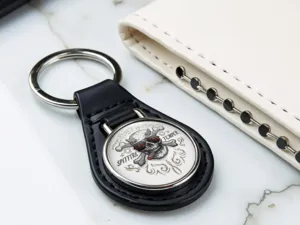 Custom Leather Key Rings Stylish Force Drift Look